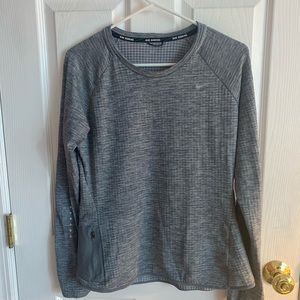 Gray Nike Running long sleeve
